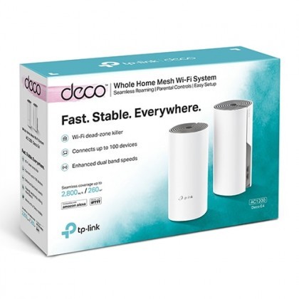 TP-Link Deco E4 (2 Pack) Whole Home Mesh Dual-band Router